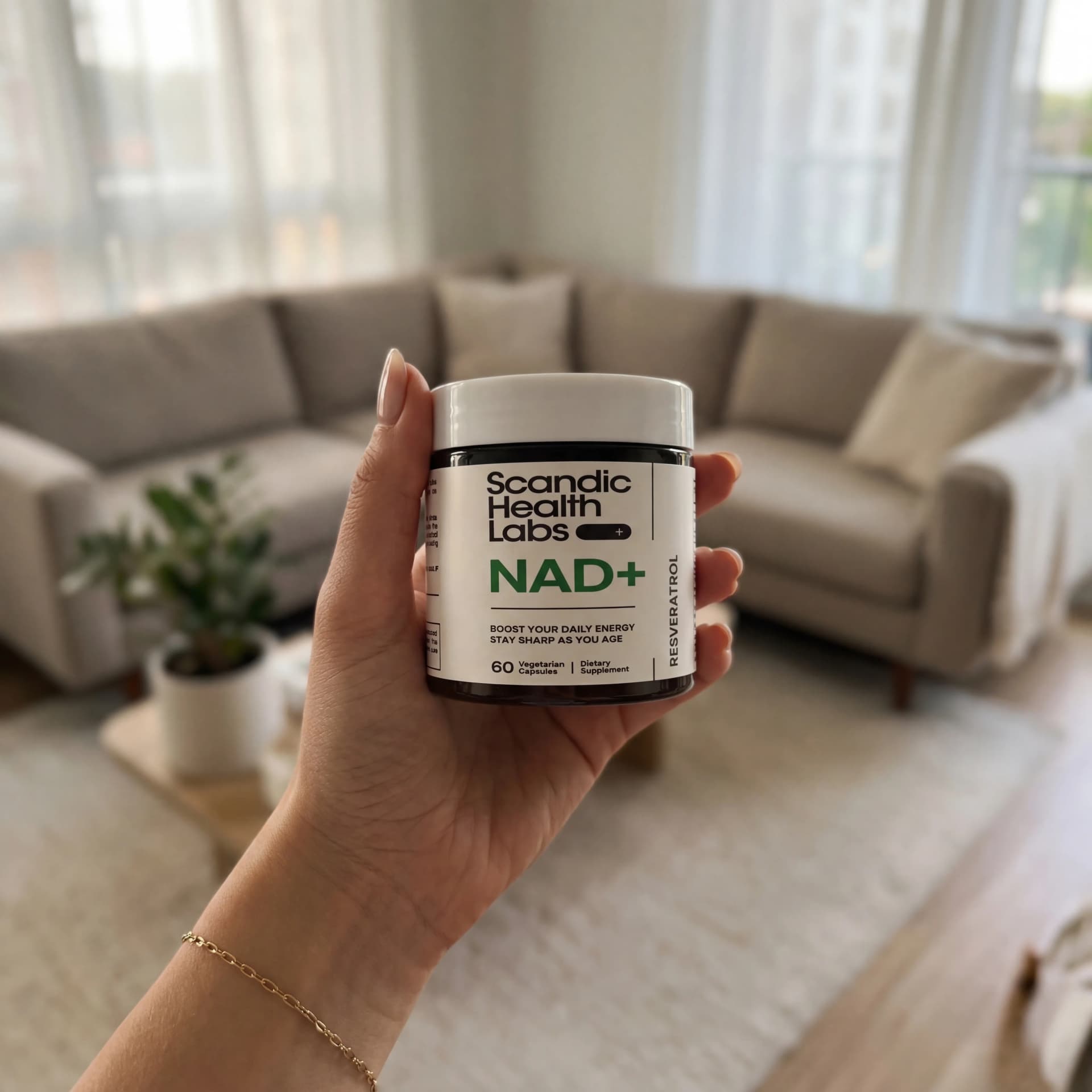 Dr. Mitchell with Scandic Health Labs NAD+ Capsules